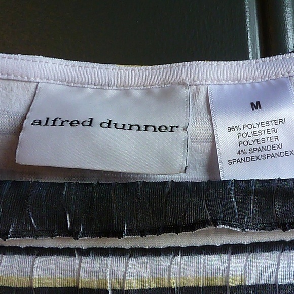 ALFRED DUNNER SHORT SLEEVE MULTICOLOR SZ M SHIRT - Picture 3 of 6